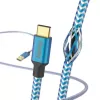 Hama Reflective USB A – USB C laidas, 1.5 m, USB 2.0, mėlynas