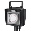 Hama 00223305 lauko kištukinis lizdas su laikmačiu Juoda