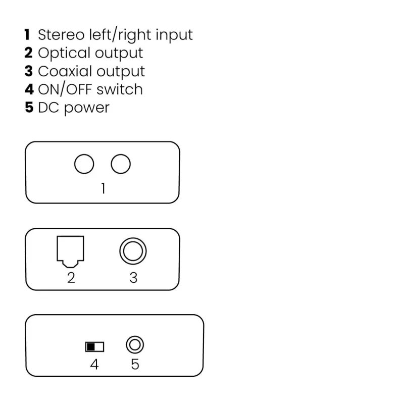 Marmitek Connect AD12 Black 25008412 HDMI garso ištraukiklis 4K