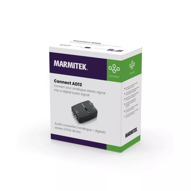 Marmitek Connect AD12 Black 25008412 HDMI garso ištraukiklis 4K