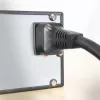 ACT Powercord C19 IEC Lock – atviras galas juoda 2 m, PC1174, 5 vnt. pakuotė