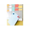 Nobo T-Card jungiamosios juostos Metal Size 24, aliuminis, balta, 772 mm