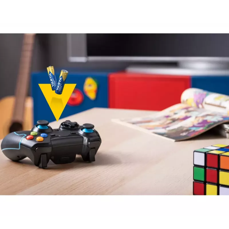 Vienkartinė baterija Varta 4906/4B AA šarminė (LR6, 1,5 V, 4 vnt. lizdinėje pakuotėje)