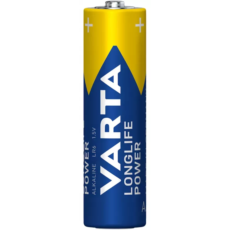 Vienkartinė baterija Varta 4906/4B AA šarminė (LR6, 1,5 V, 4 vnt. lizdinėje pakuotėje)