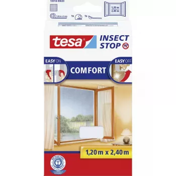 Tesa Insect Stop Comfort 55918-00020-00 vabzdžių tinklelio plokštė 1200 x 2400 mm balta