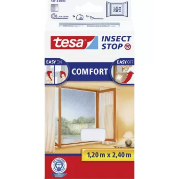 Tesa Insect Stop Comfort 55918-00020-00 vabzdžių tinklelio plokštė 1200 x 2400 mm balta