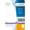 HERMA 5165 etiketės segtuvams A4 34x297 mm balta matinė nepermatoma 125 vnt.