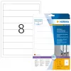Nuimamos etiketės byloms HERMA A4 192x34 mm baltos 200 vnt.
