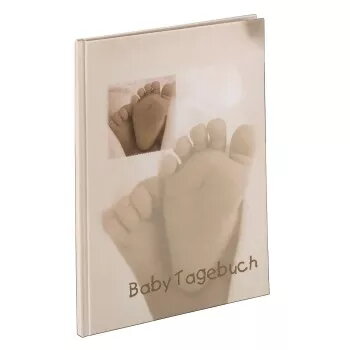 Hama Baby Diary “Baby Feel” fotoalbumas Smėlio spalvos 44 lapai