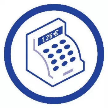 Administracinė knyga Avery 426 mėlyna balta