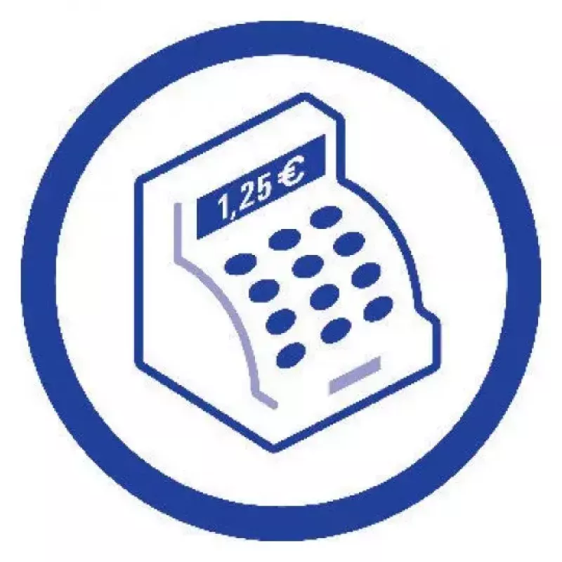 Administracinė knyga Avery 426 mėlyna balta