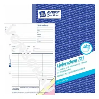 Administracinė knyga Avery 721 mėlyna balta