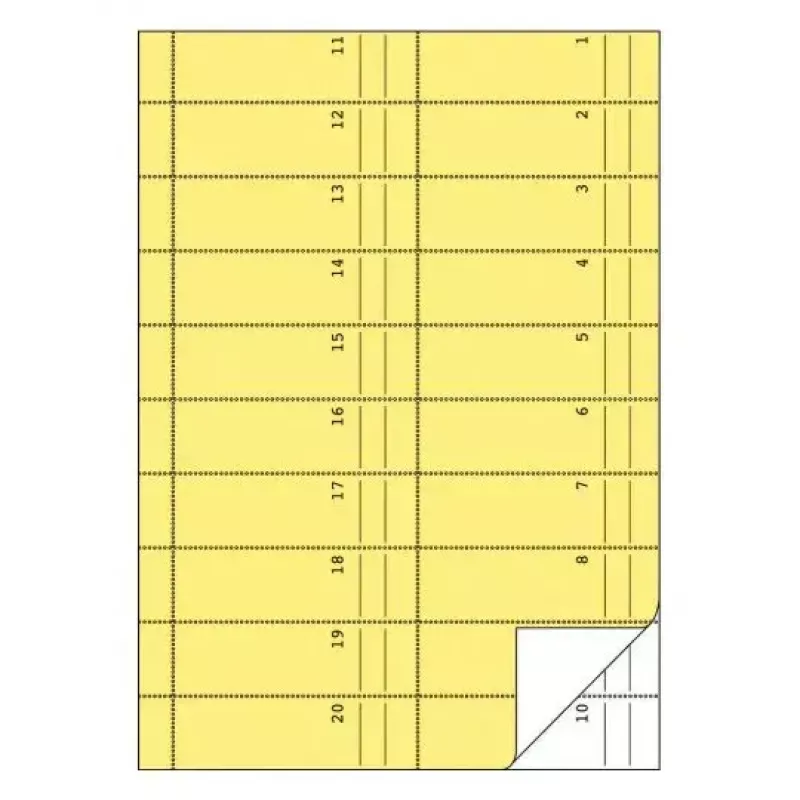 Administravimo knyga Avery 842 mėlyna/geltona