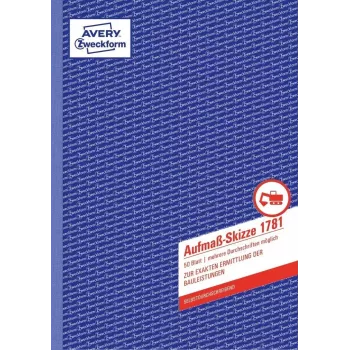 Apskaitos knyga / blankas AVERY 1781 A4 50 lapų