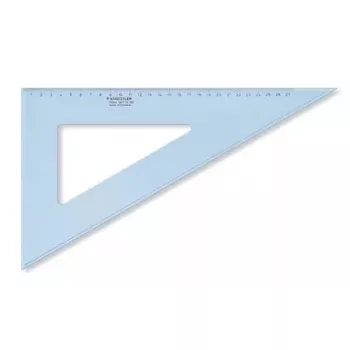 Staedtler Mars 567 310 mm plastikinė liniuotė mėlyna skaidri