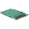 Vidinis M.2 adapteris DeLOCK 62590 SATA 6 Gbit/s RAID 0 1 JBOD
