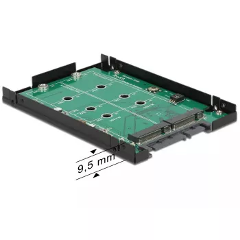 Vidinis M.2 adapteris DeLOCK 62590 SATA 6 Gbit/s RAID 0 1 JBOD