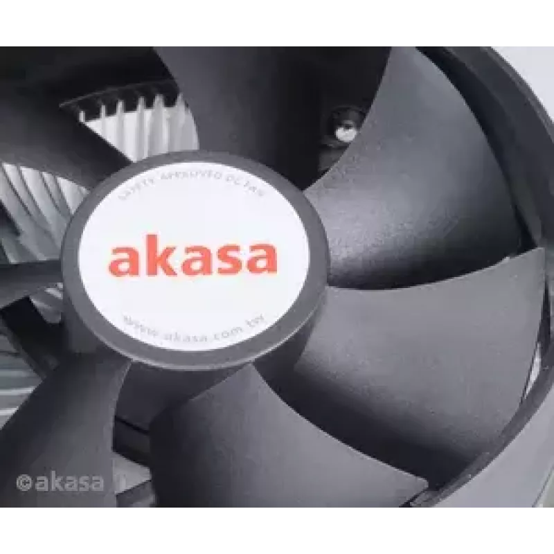 Akasa AK-CCE-7105EP procesoriaus aušinimo sistema 9,2 cm juoda sidabrinė