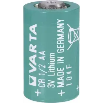 Ličio baterija Varta CR 1/2 AA 3V 970mAh, didelės talpos monetos tipo elementas