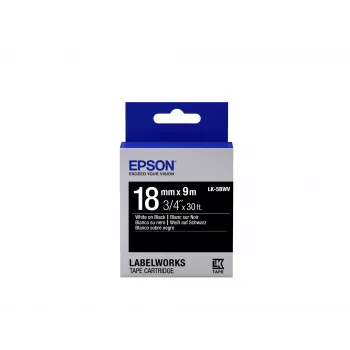 Epson Label Cartridge Vivid LK-5BWV balta/juoda 18mm (9m)