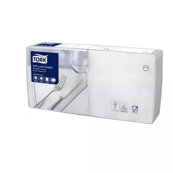 Popierinės servetėlės Tork 477414 baltos 150 vnt.