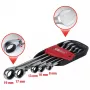 Reples raktas KS Tools 503.4605 Chromo-vanadžio plienas 72 vnt.