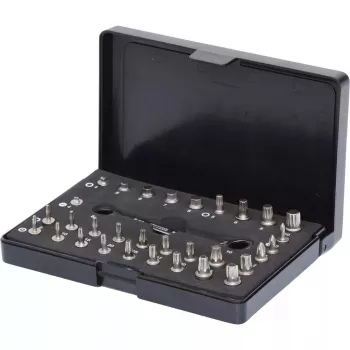Atsuktuvų antgalių rinkinys KS Tools 503.4670, 32 vnt., nikelio danga, 520 g