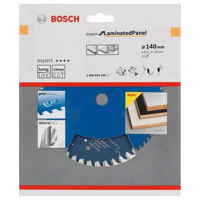 Pjūklo diskas Bosch 2 608 644 126 14 cm laminuotoms plokštėms