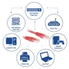 ACT Red 1,5 m U/UTP CAT6 jungiamasis laidas su RJ45 jungtimis