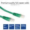 ACT Green 10 m U/UTP CAT6 RJ45 jungiamasis kabelis