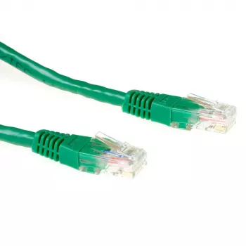 ACT Green 1,5 m U/UTP CAT6 jungiamasis laidas su RJ45 kištukais