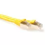 ACT geltonas 15 m LSZH SFTP CAT6A pataisos kabelis su apsauga nuo užkliuvimo ir RJ45 jungtimis