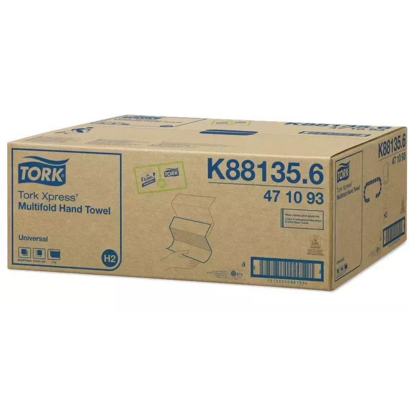 Popieriniai rankšluosčiai Tork 471093 250 lapų balti