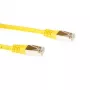 ACT Yellow 1 m LSZH SFTP CAT6 pataisos laidas su RJ45 jungtimis
