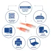 ACT Orange 0,5 m U/UTP CAT6 jungiamasis kabelis su RJ-45 jungtimis