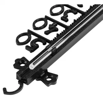 Hama 00186405 mechaninis termometras aplinkos temperatūrai matuoti, vidaus / lauko, juodas
