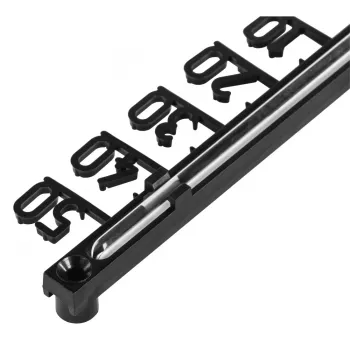 Hama 00186404 skystinis termometras aplinkos temperatūrai matuoti, vidaus/lauko, juodas