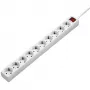 Hama 00137234 apsauginis nuo viršįtampių ilginimo lizdas 10x kištukinių lizdų 230 V 3 m
