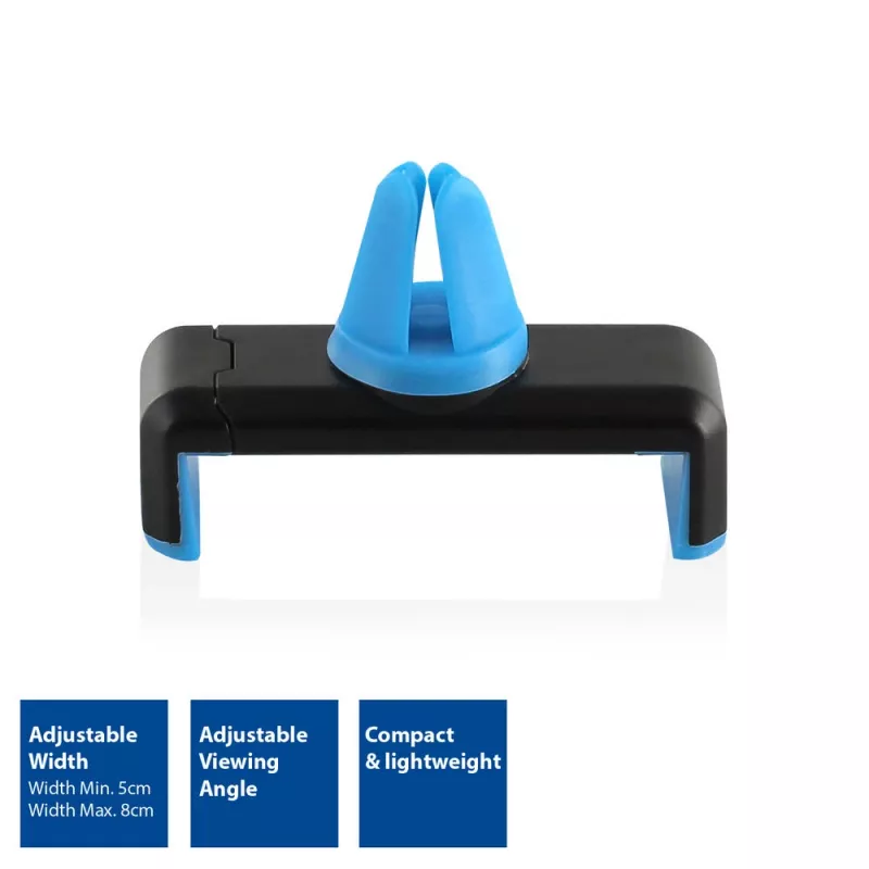 Pasyvus laikiklis ACT Smartphone car mount AC9000 oro ventiliacijos angai metalinis spaustukas