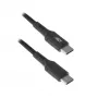 ACT USB 2.0 įkrovimo/duomenų laidas USB-C vyriškas - USB-C vyriškas 1 m, nailoninis