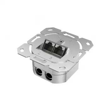 Hama 00200775 kištukinis lizdas 2 x RJ-45 Baltas