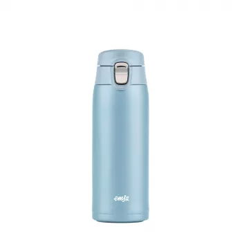 EMSA Light Mug 400 ml mėlynas nerūdijančio plieno dangtelis polipropilenas