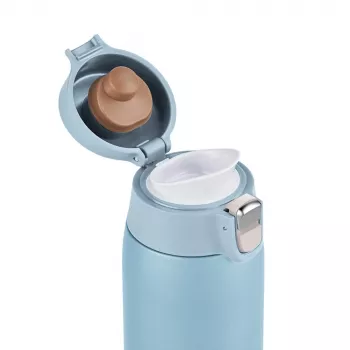 EMSA Light Mug 400 ml mėlynas nerūdijančio plieno dangtelis polipropilenas