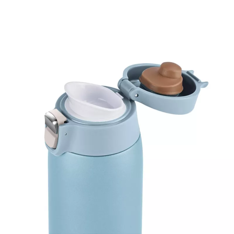 EMSA Light Mug 400 ml mėlynas nerūdijančio plieno dangtelis polipropilenas