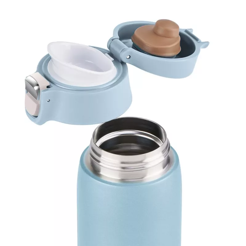 EMSA Light Mug 400 ml mėlynas nerūdijančio plieno dangtelis polipropilenas