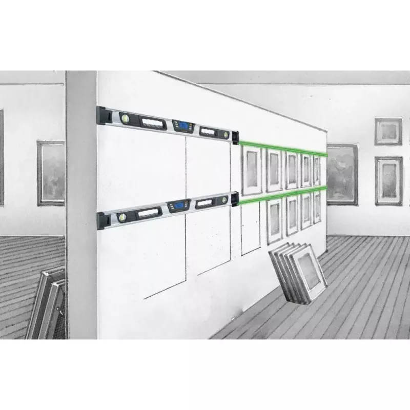 Lazerinis nivelyras Laserliner DigiLevel Laser G80, 80 cm, skaitmeninis, su žaliu lazeriu