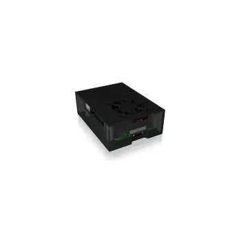 ICY BOX IB-RP108 Dėklas Raspberry Pi 4, anglies pilka, juoda