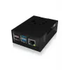 ICY BOX IB-RP108 Dėklas Raspberry Pi 4, anglies pilka, juoda