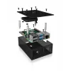 ICY BOX IB-RP108 Dėklas Raspberry Pi 4, anglies pilka, juoda