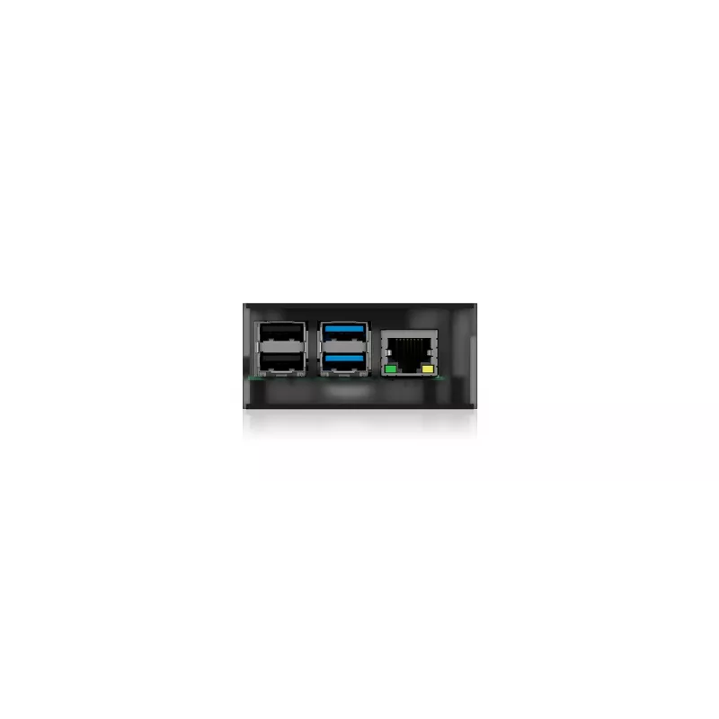 ICY BOX IB-RP108 Dėklas Raspberry Pi 4, anglies pilka, juoda